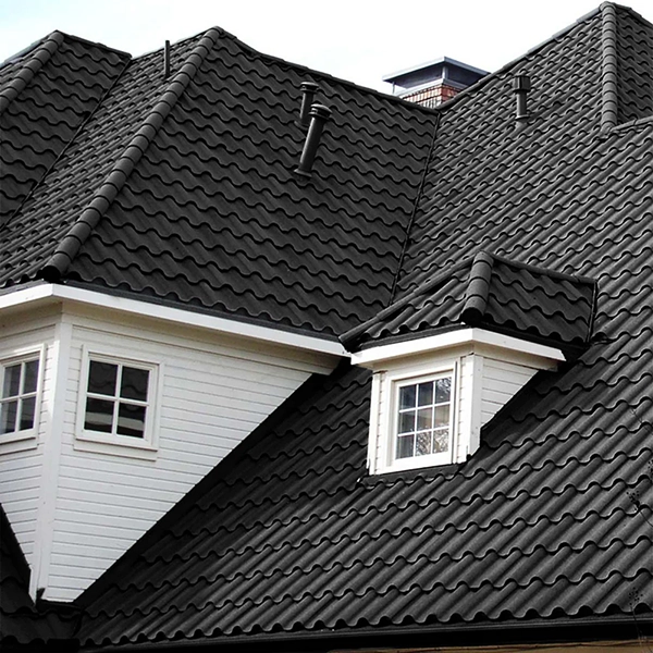 Application of Golan Stone Coadted Roof Tiles