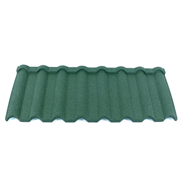 Green-Stone-coated-Milano-roofing-tiles