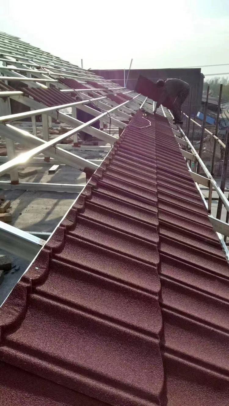 Color Stone Coated Roofing Tile